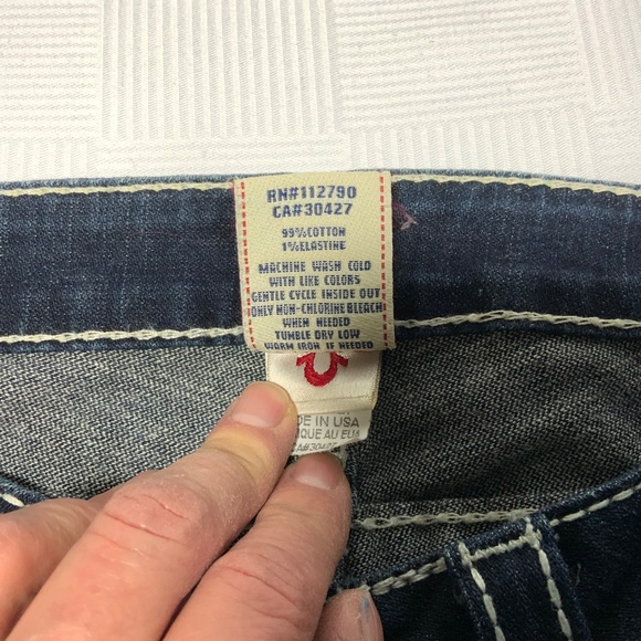 True Religion Joey Big 7 Flare Jeans - Size 29 LONG - Picture 11 of 12